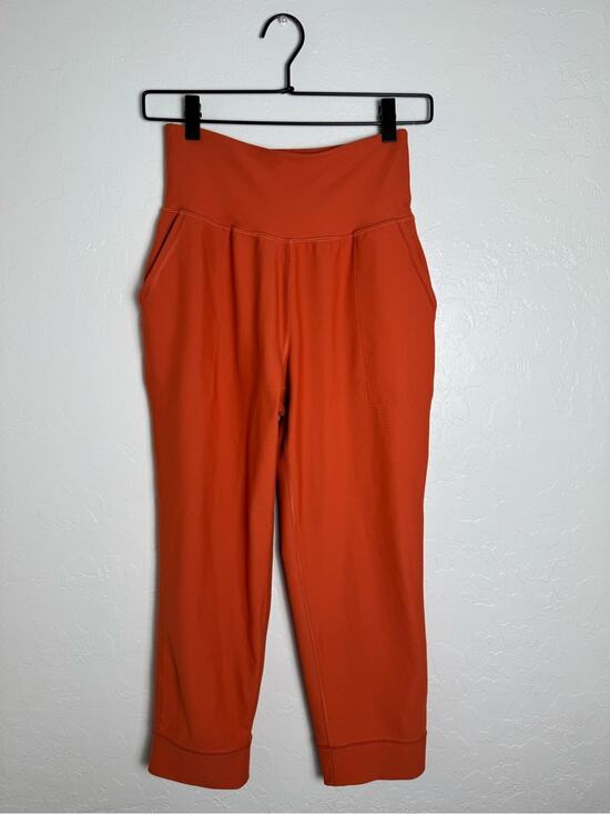 Old Navy Pants - Old Navy High Waisted PowerSoft Crop Jogger Pant Buttery Soft - Orange